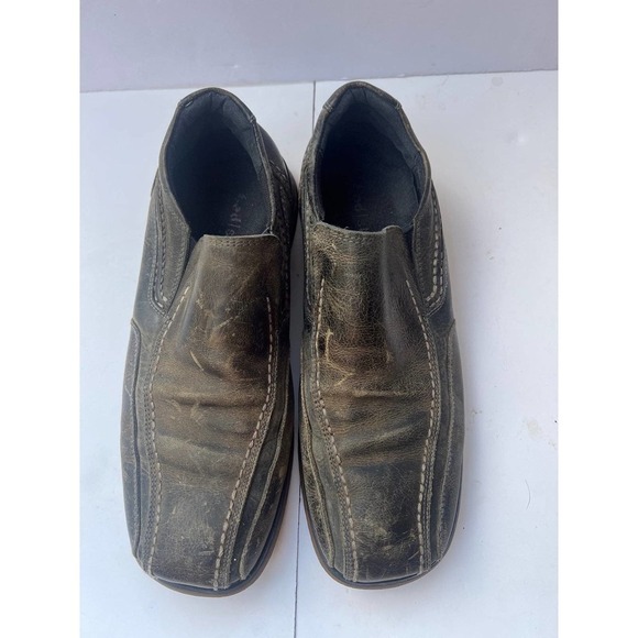 Bed Stu Baron Mens distressed leather slip on shoe size 10 - Picture 2 of 9